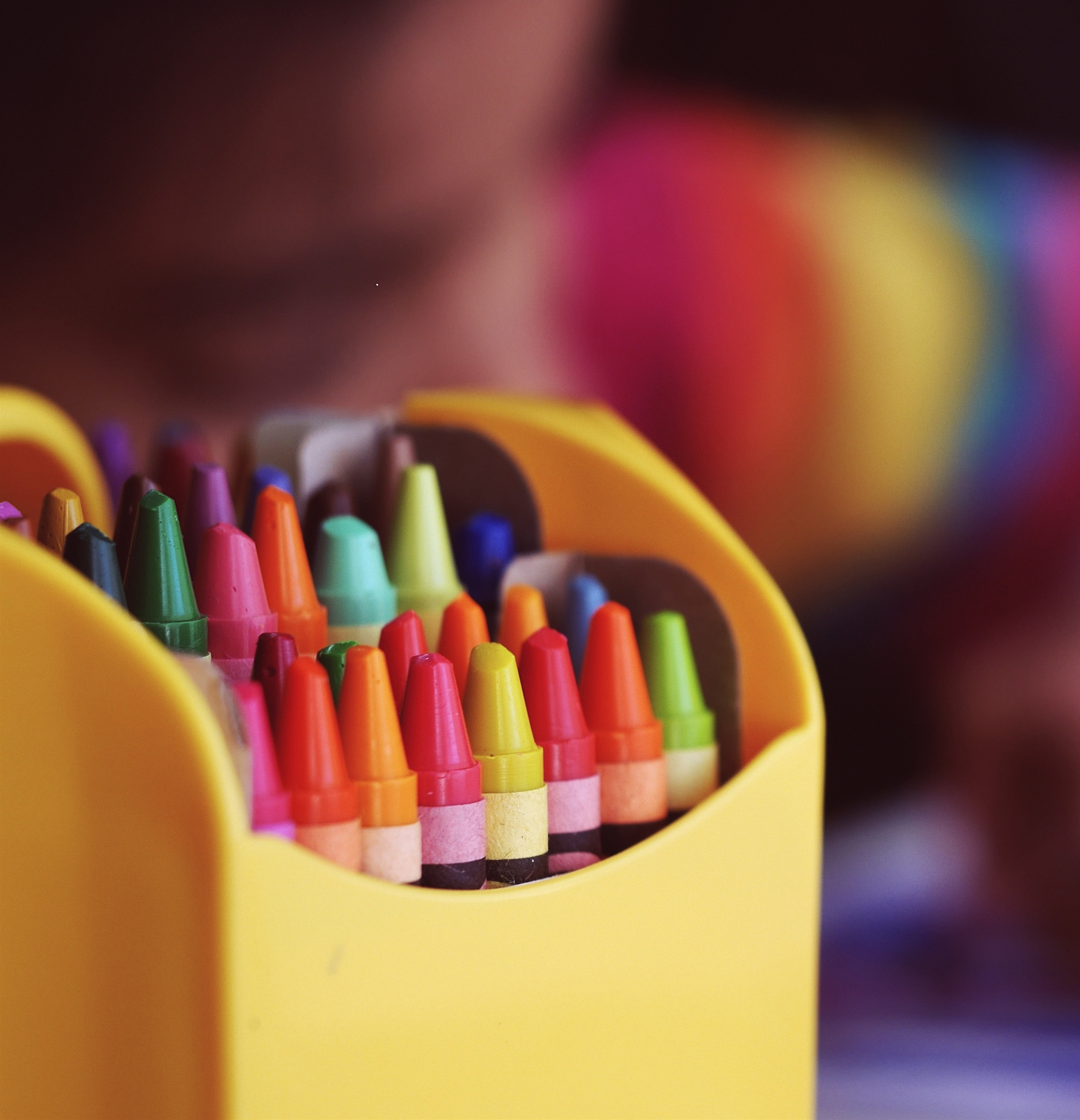 Image of a box of crayons