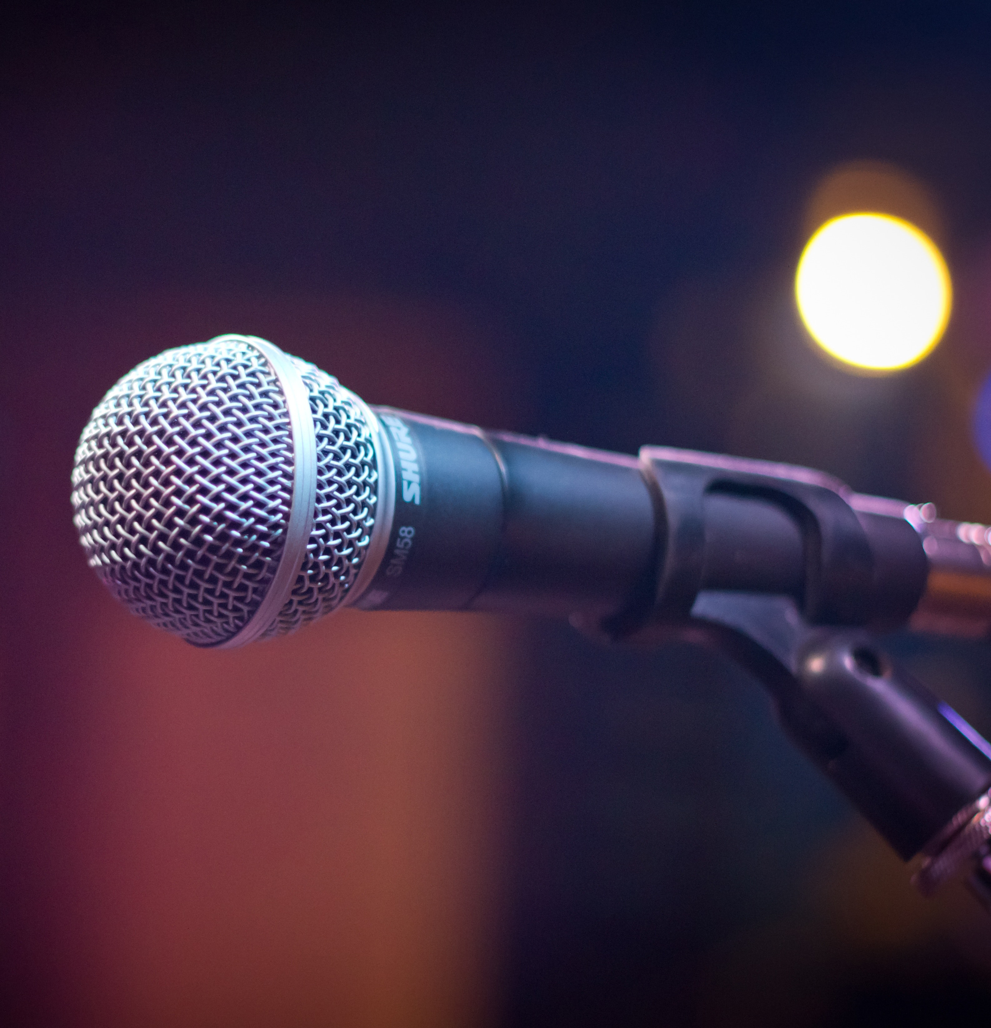 Photograph of a microphone