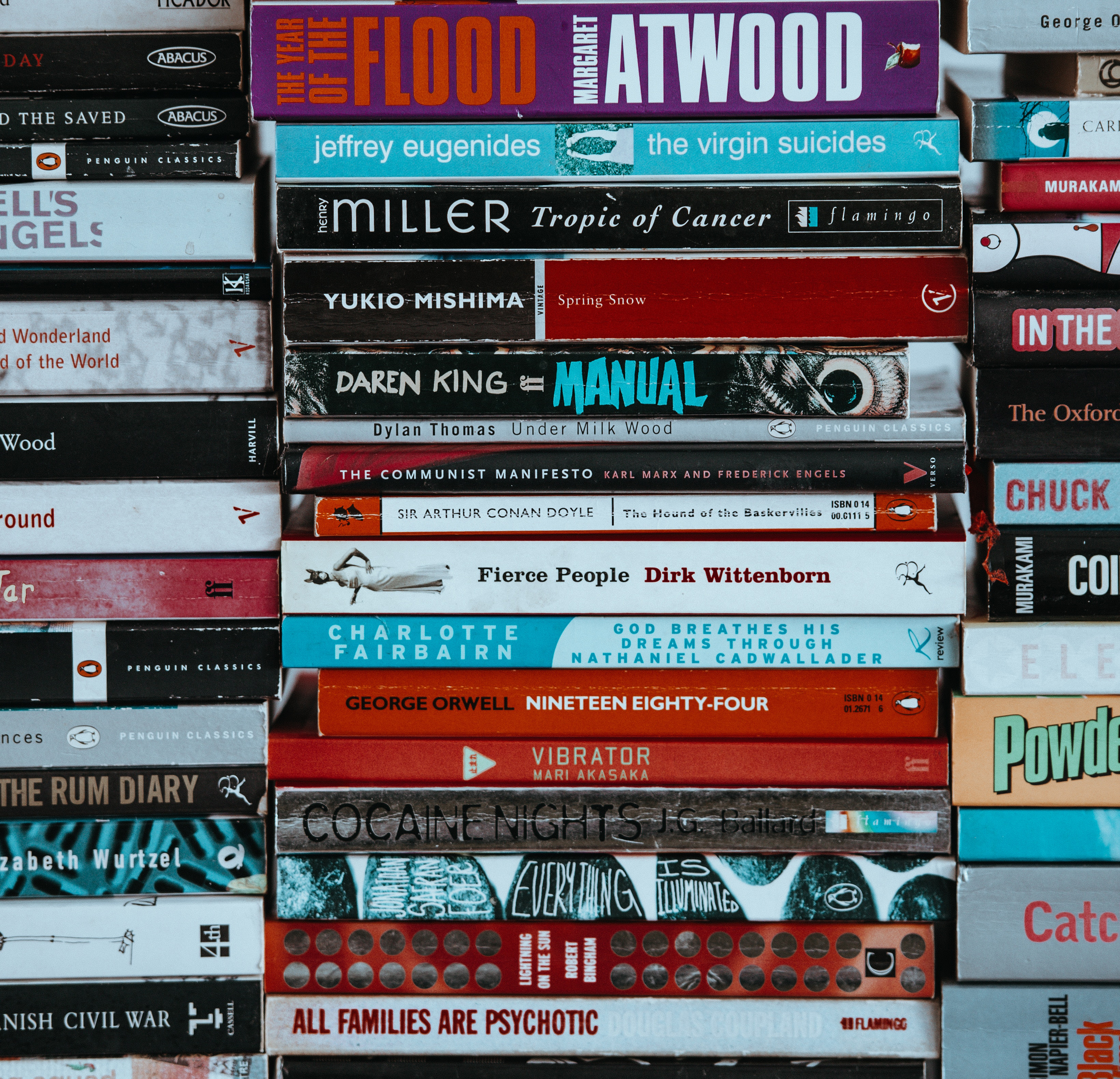 an image of a pile of books