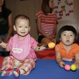 Babies on the floor