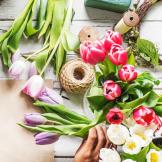 cut flowers from garden