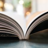 Photograph of an open book