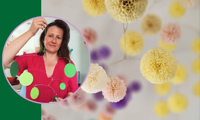 dancing blossoms exhibit with artist Paula Hartmann