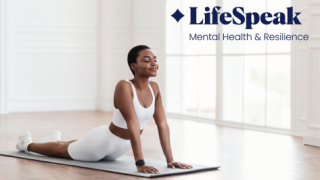 woman doing yoga LifeSpeak