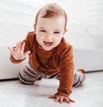 crawling baby